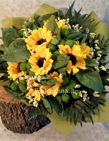 Bouquet di girasoli estivo